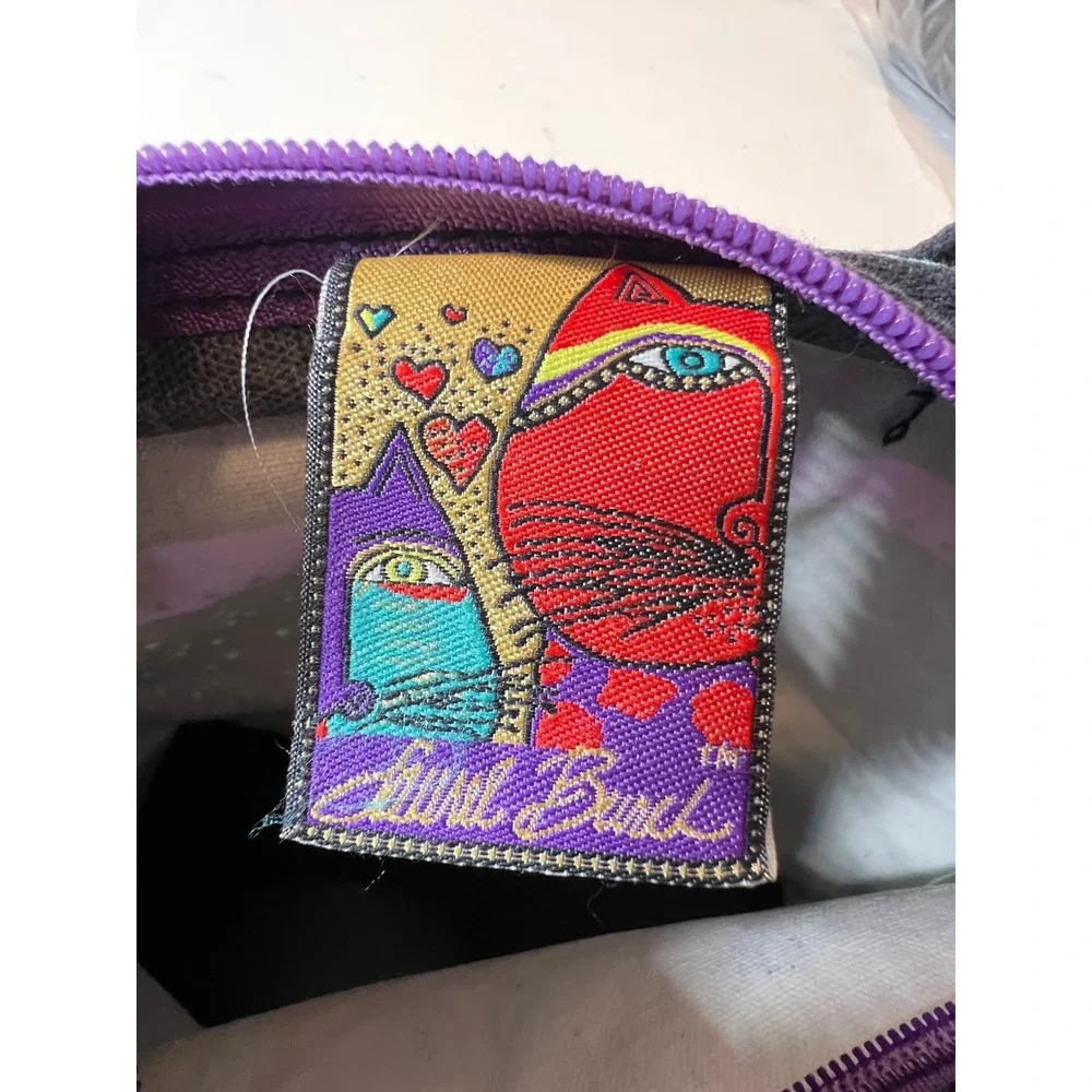 Sun N Sand Accessories Cotton‎ Dog Print MINI Bag Whimsical Colorful